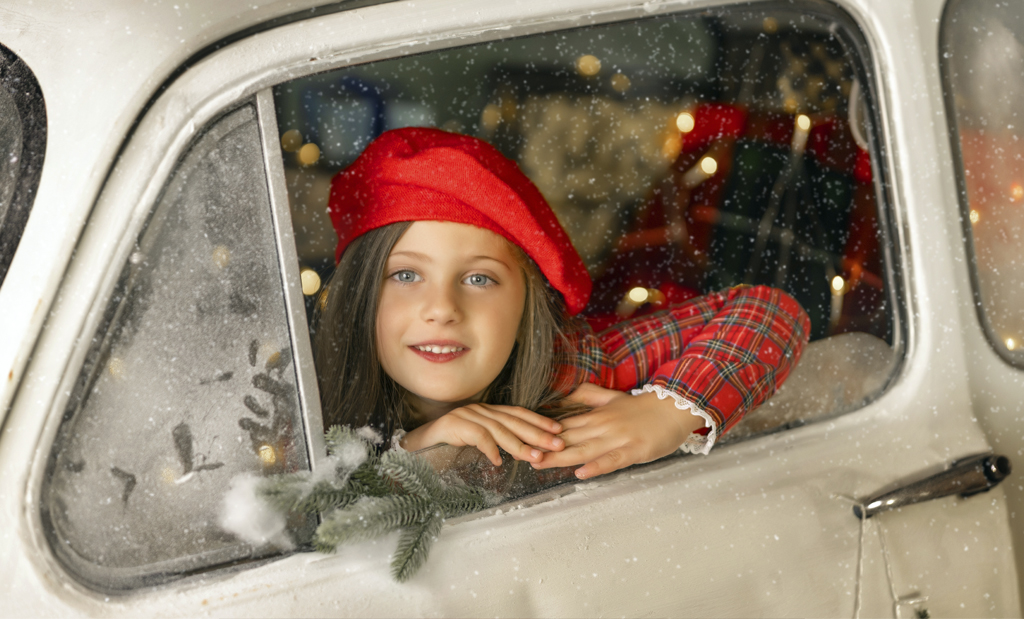 niña navidad estudio la rioja logroño nájera coche
