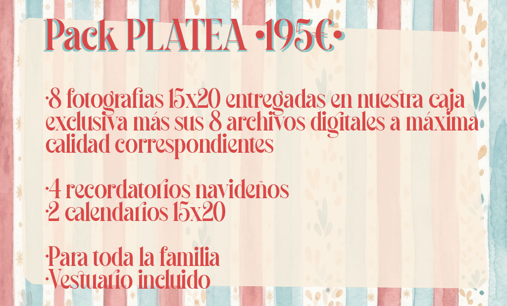 Precios FBC fotografía social niños