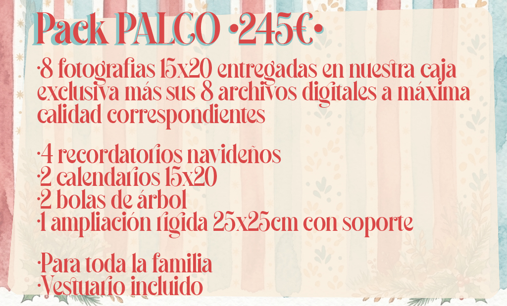 Precios FBC fotografía social niños